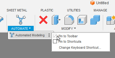 Automate in Toolbar - Autodesk Community