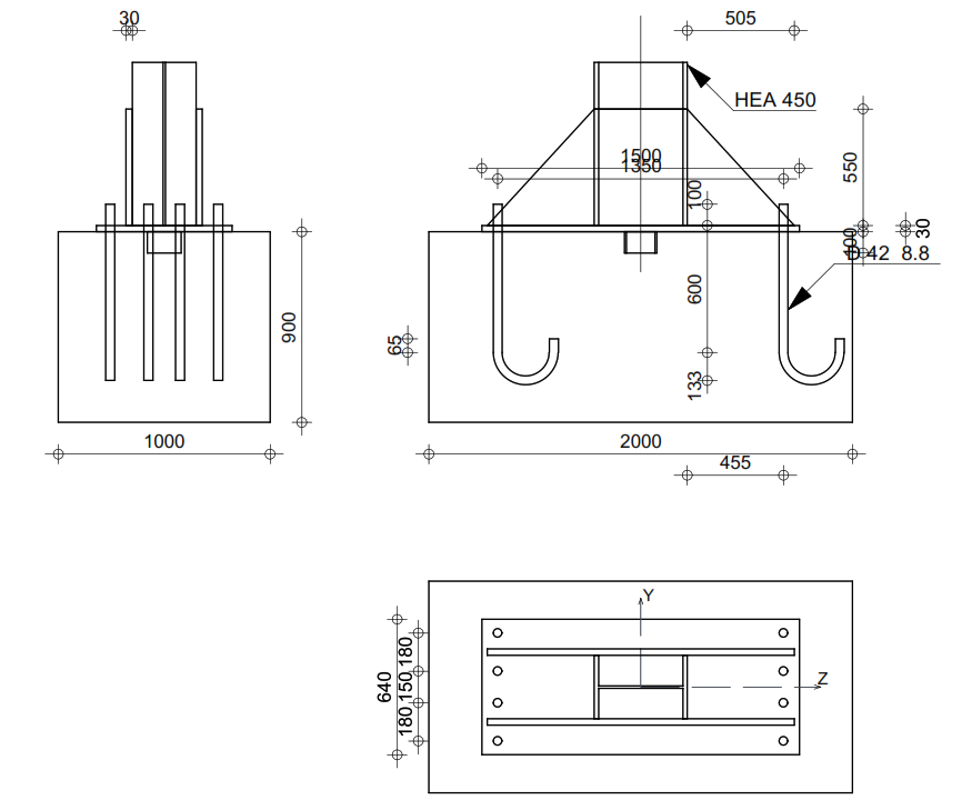 RSA :Calcul de pieds de poteaux avec platine raidie Y lescouarc'h -  Autodesk Community - International Forums