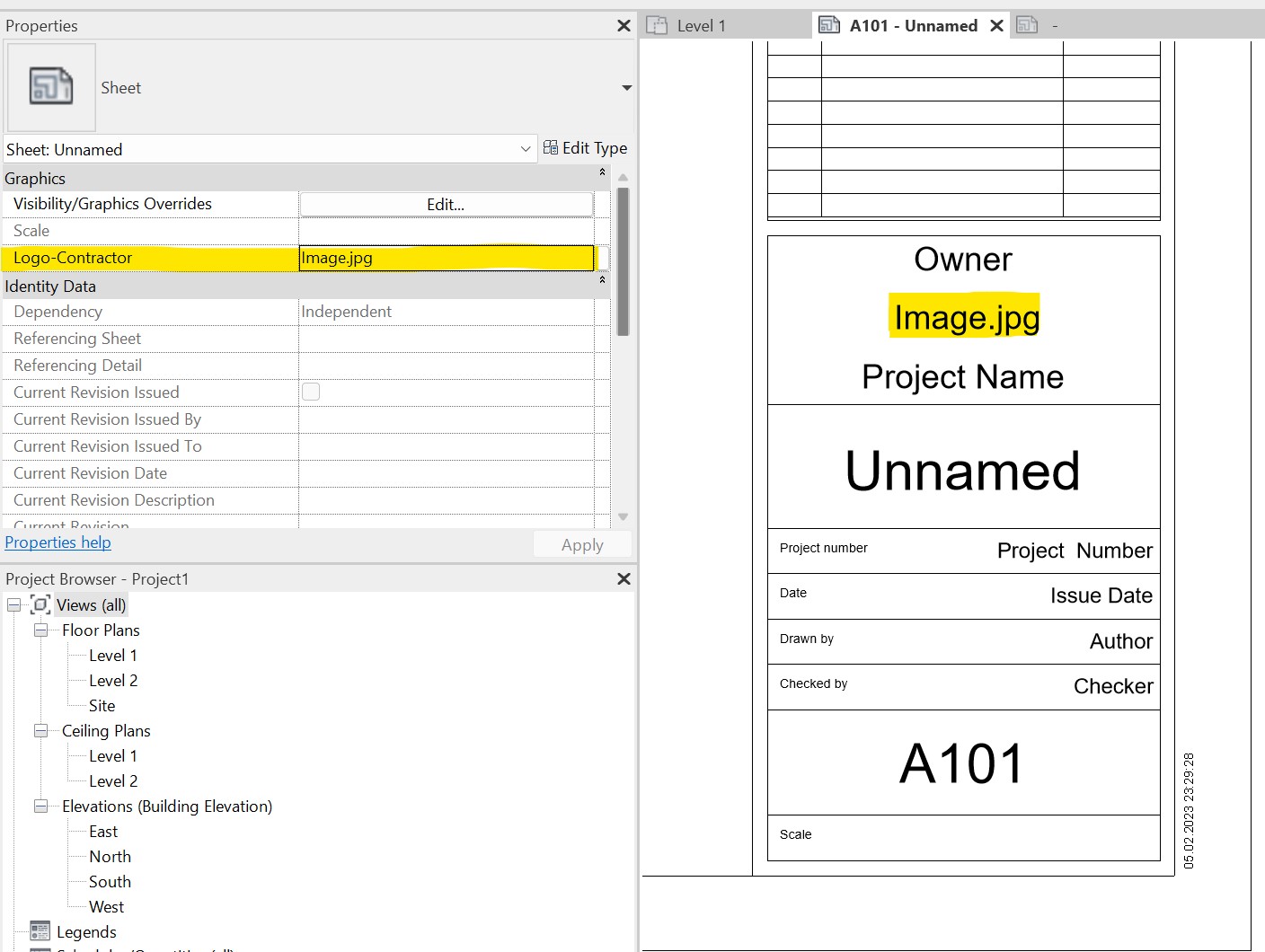 Assigning an Image to the Shared Parameter Type Image - Autodesk Community