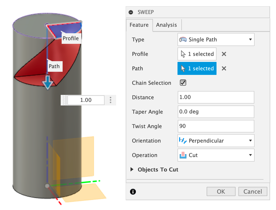 Solved: Error when creating a sweep - Autodesk Community