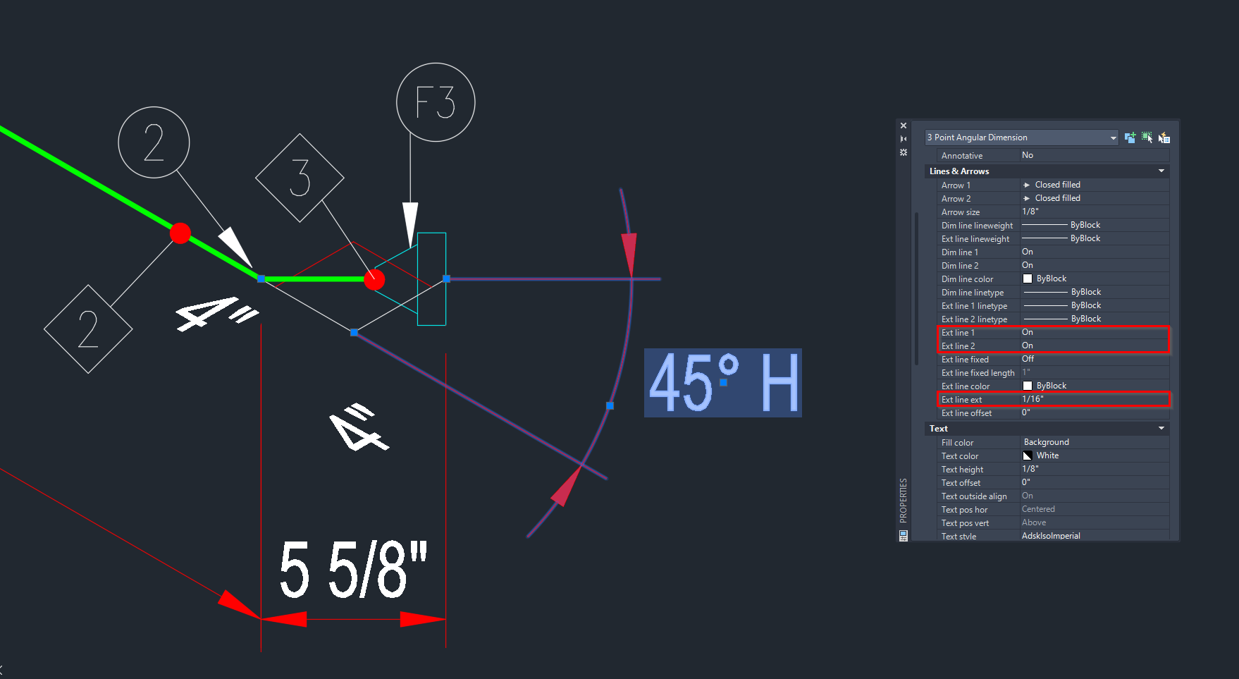 Isometric Angle Dimensions Overrides Autodesk Community