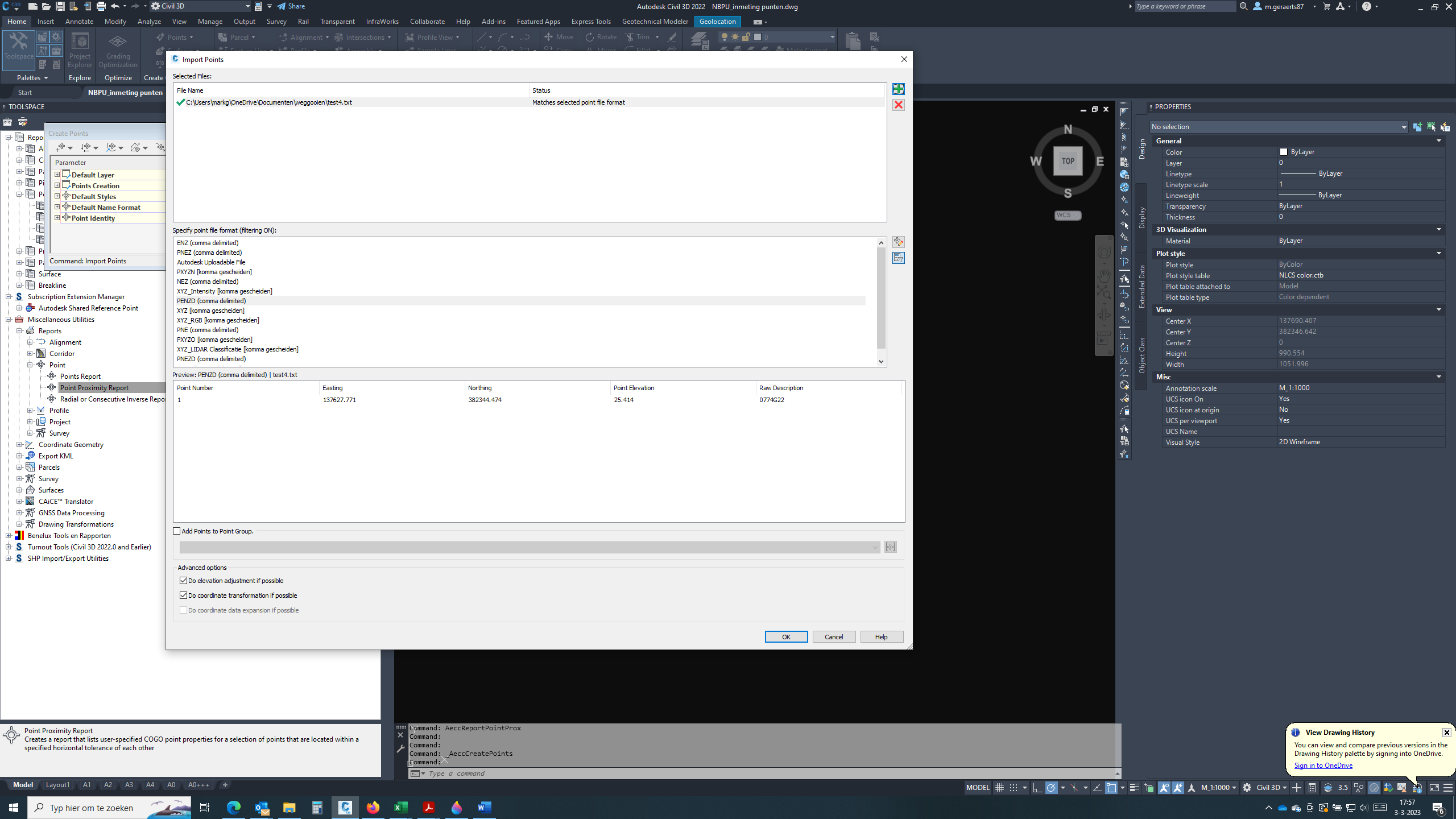 Solved: All points are not imported from point file - Autodesk Community