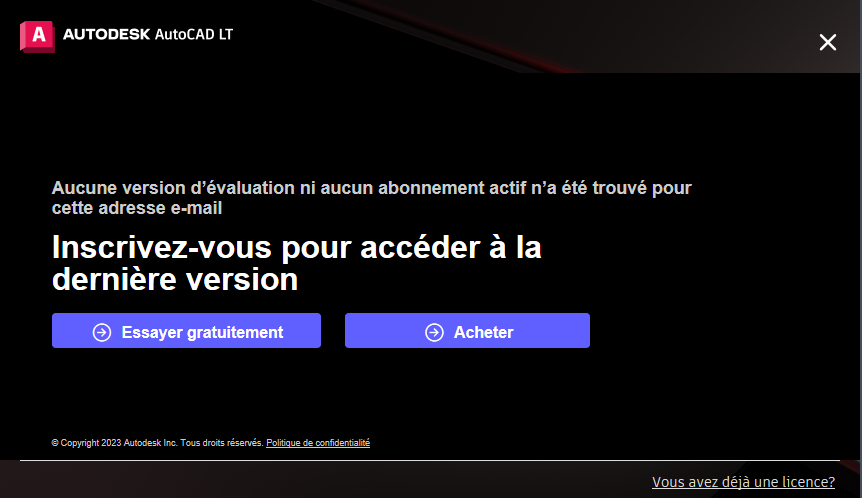 R Solu AutoCAD LT 2024 Licence Non Reconnue Autodesk Community   1194774i12FF46D6860F1B52