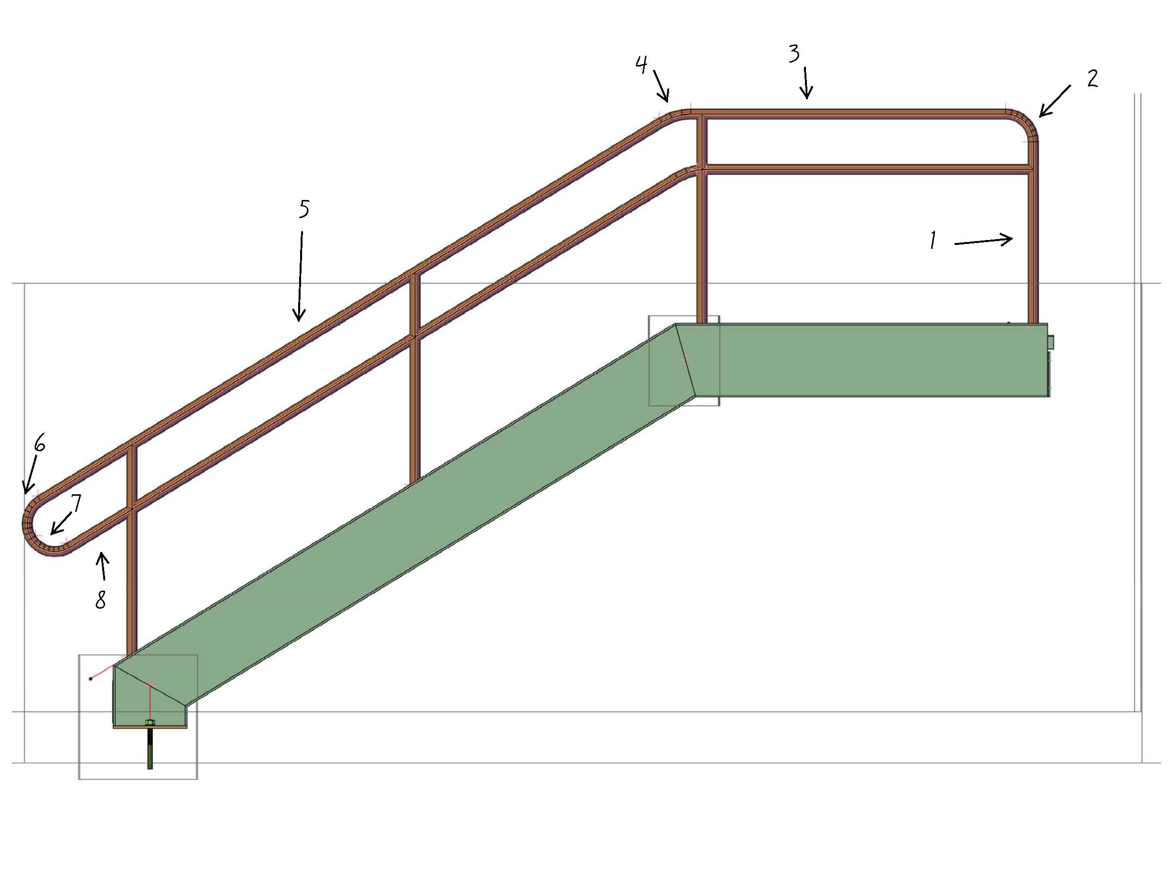 Solved: merge join hand rails - Autodesk Community