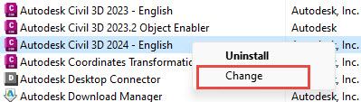 Solved: C3D 2024 has no repair option? - Autodesk Community