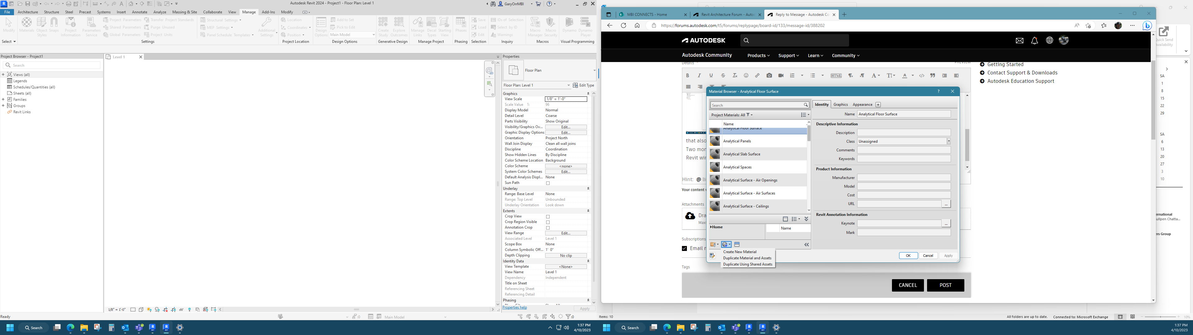 Solved Revit 2024 Cannot Create New Material Autodesk Community   1200560i890A668209F276B8