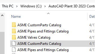 Custom part run in Custom Catalog issue - Autodesk Community