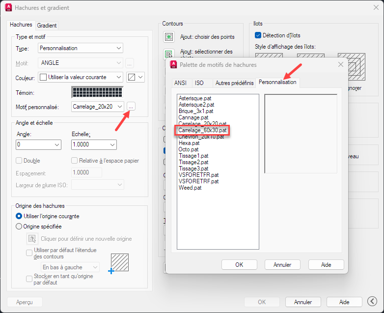 Résolu : Autocad : hachures personnalisé - Autodesk Community ...