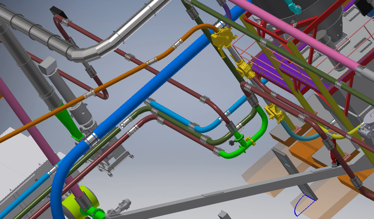 * PIPE SUBASSEMBLIES MISALIGNED WHEN PUT INTO NEW ASSEMBLY FOR