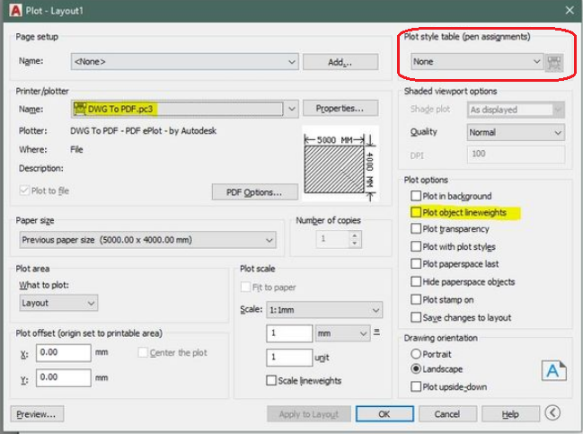 Linetypes do not plot or publish correctly from AutoCAD