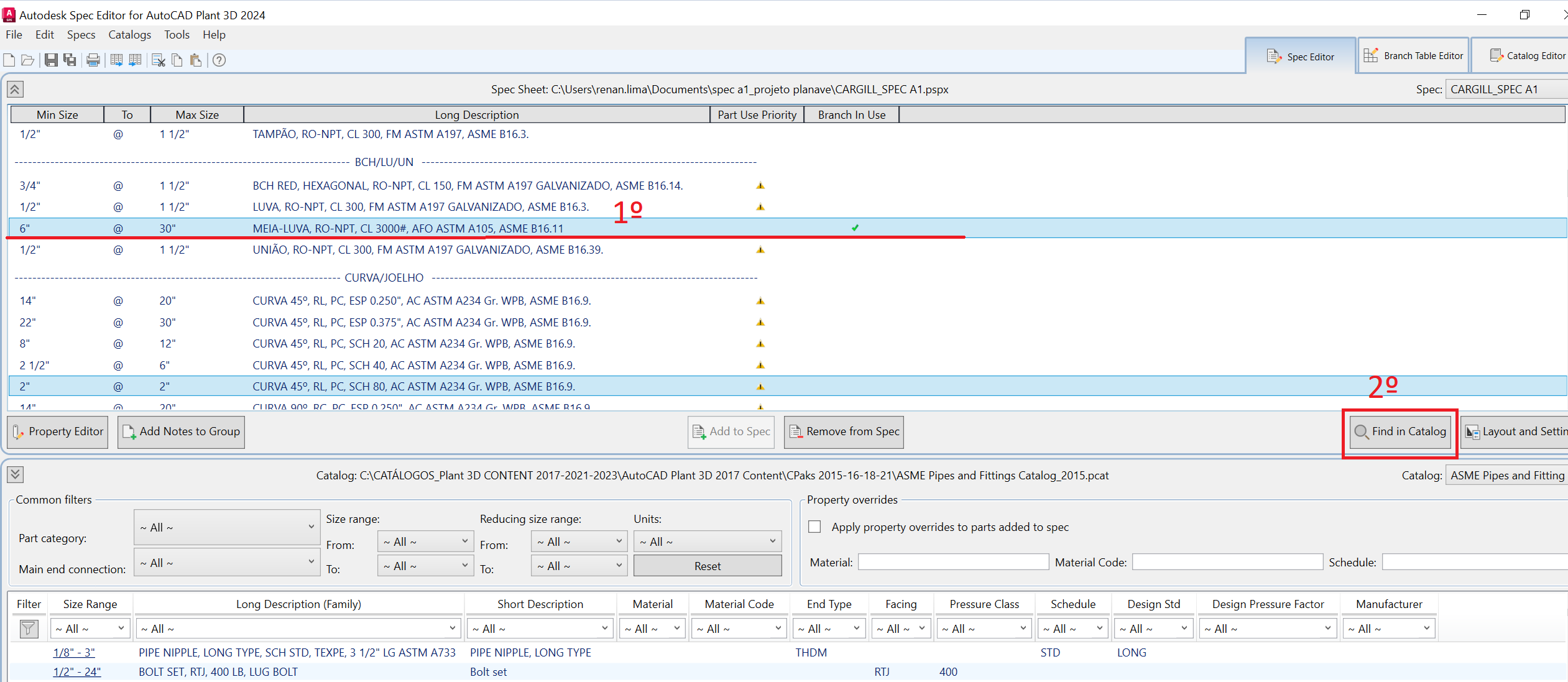 Solved: Copy component to other spec - Autodesk Community