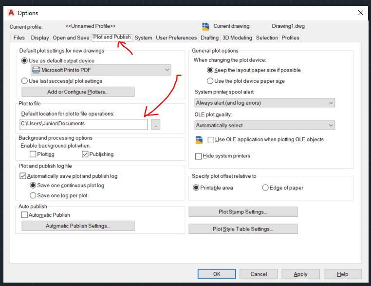 CAD não direciona ao último diretório de plotagem - Autodesk Community