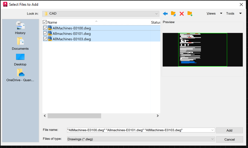 Can't add drawings to Project Manager - Autodesk Community