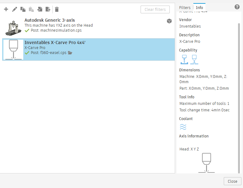 Setting up Machine in most recently updated Fusion 360 UI - Autodesk ...