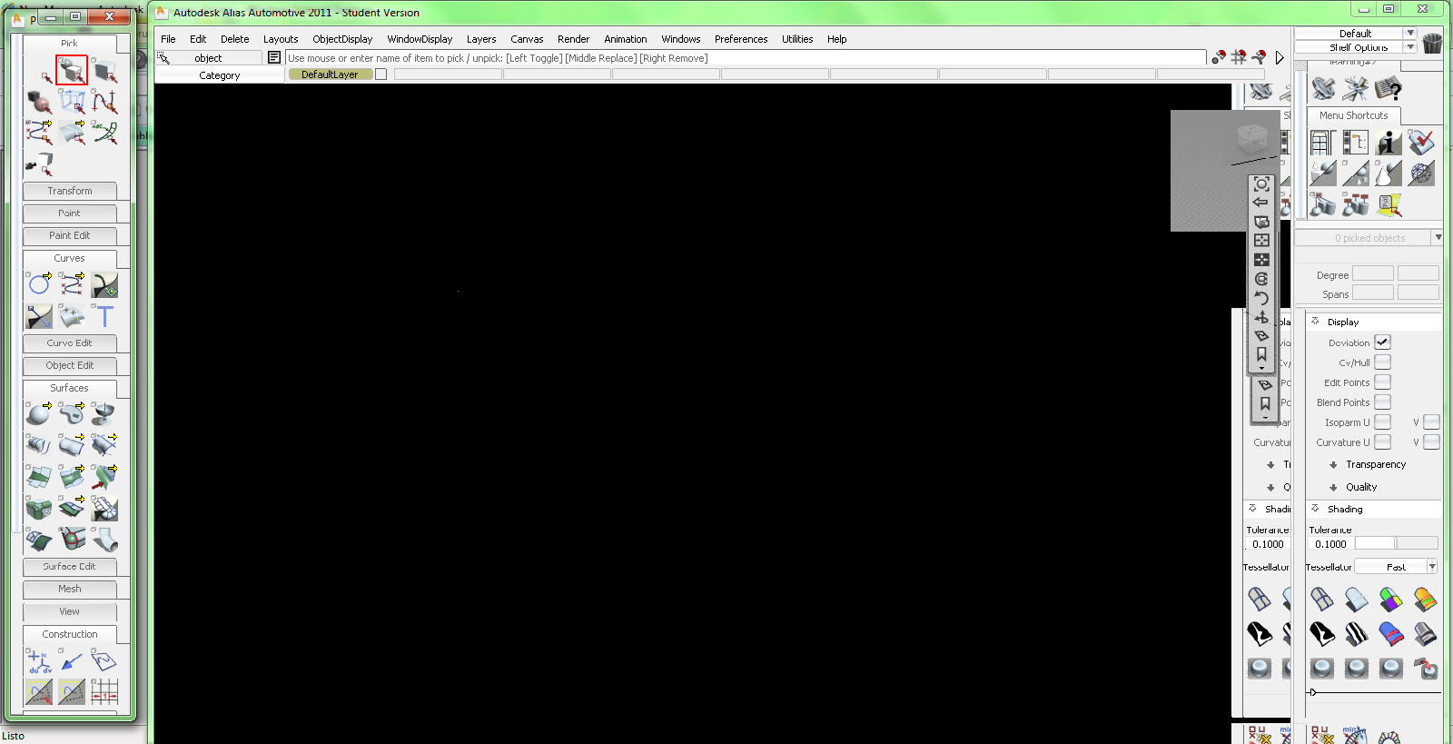 Black Screen Alias 11 - Autodesk Community