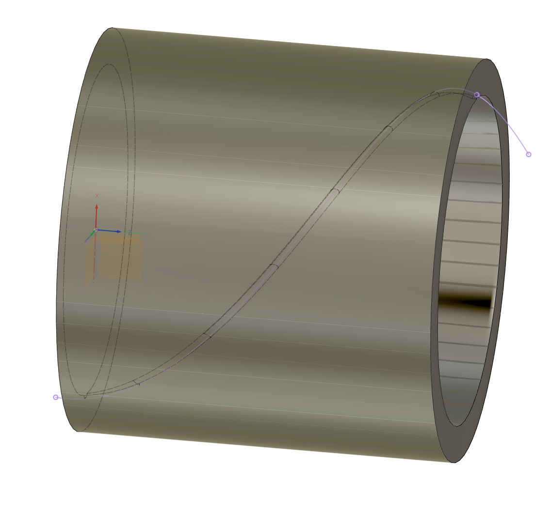 ID spiral/oil/helical groove using 4 axis/multi axis/rotary? Autodesk