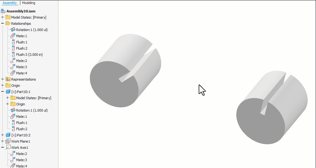 Solved: Mouse provides dragging the part in assembly not the rotation ...