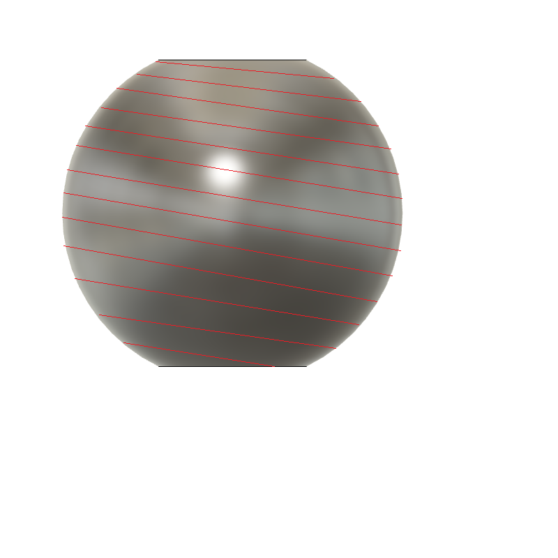 How to make a spiral spline that follows af sphere with equal distance ...