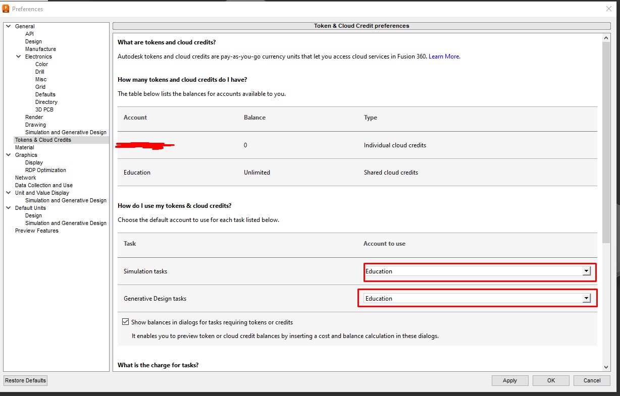 Solved: Education account but no cloud credits - Autodesk Community