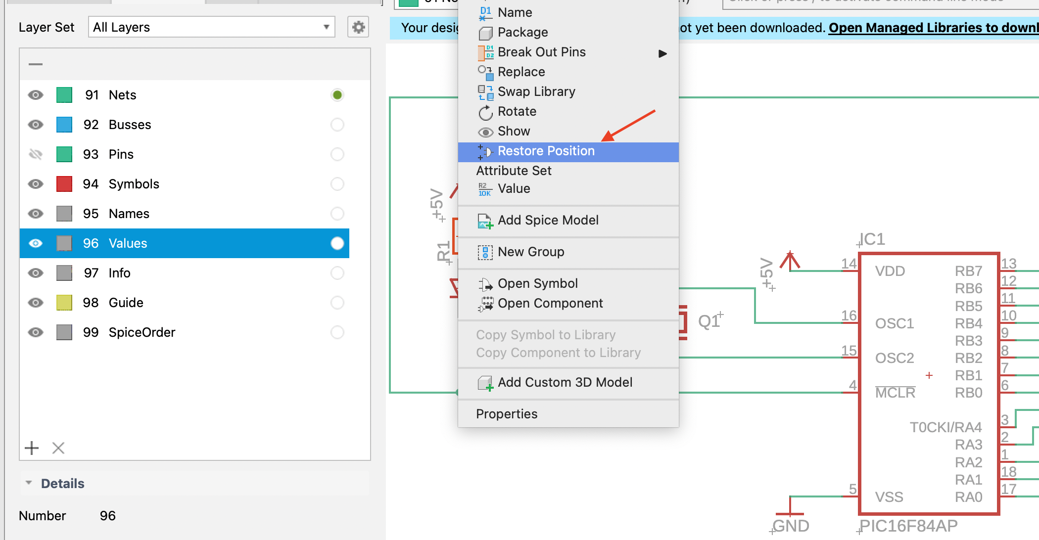 Solved: Schematic not showing component name and value - Autodesk Community