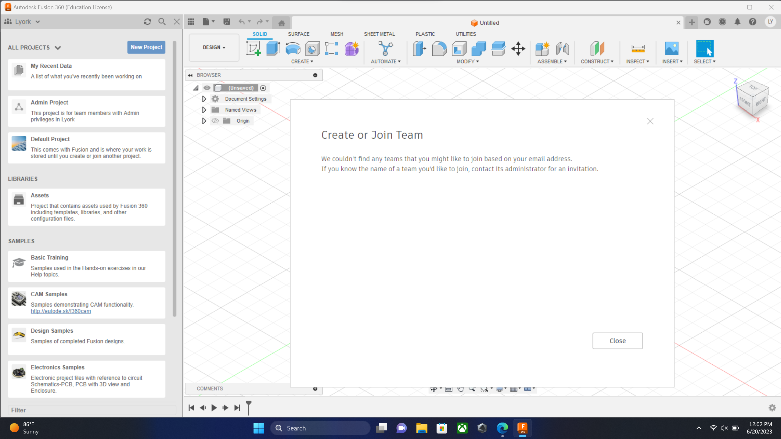 Solved: Unable to Create Project - Autodesk Community