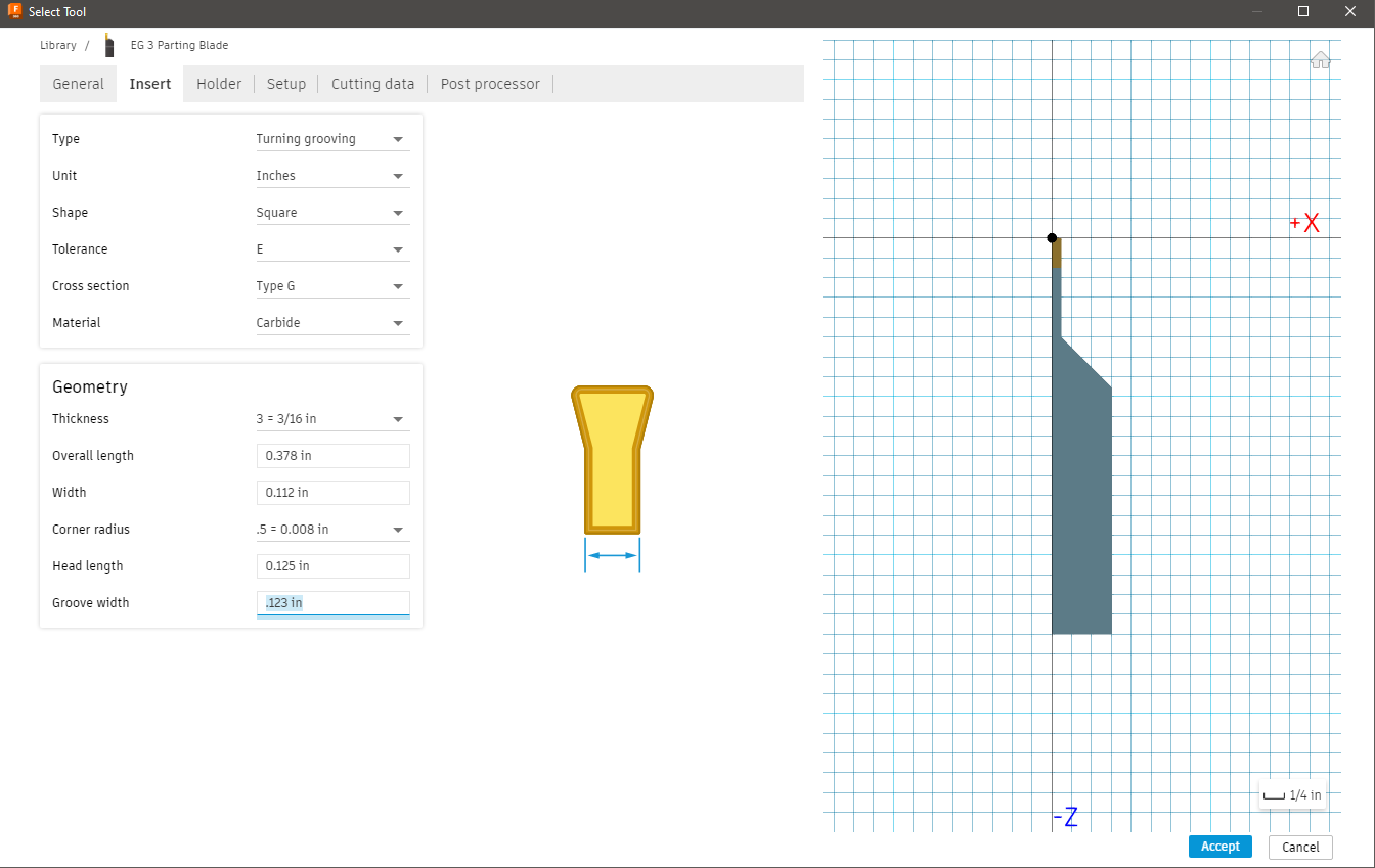 OD Grooving tool geometry issue!! Autodesk Community