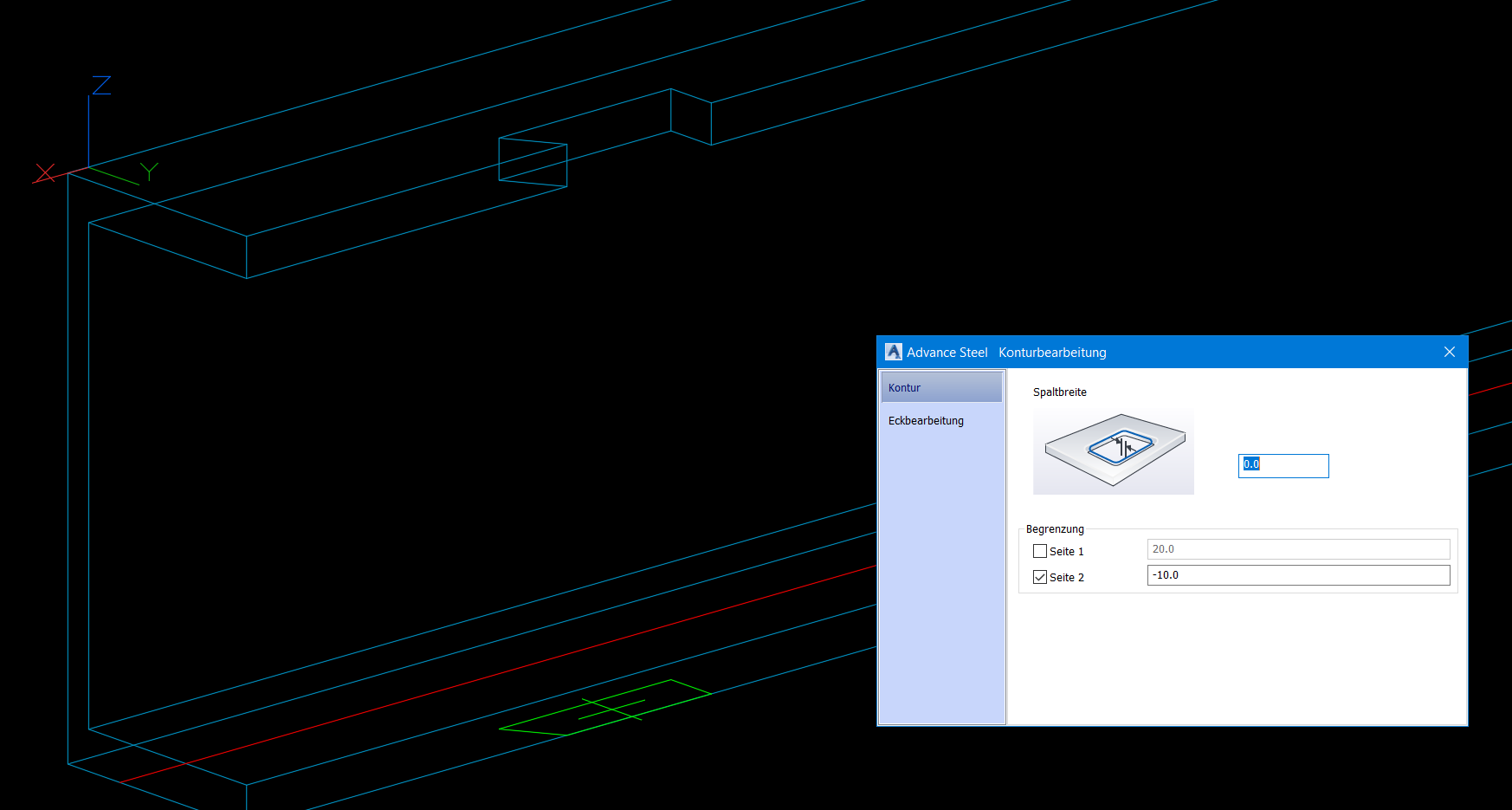 Solved: Cut going all through beam - Autodesk Community