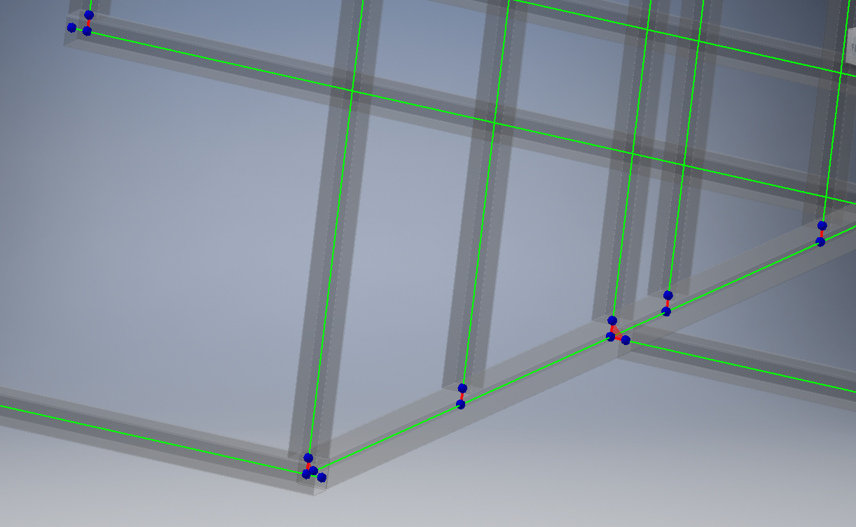 Çözüldü Inventor Frame Analysis modülü içinde fix point oluşturmakta