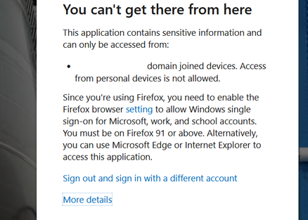 How to enable Windows SSO login in Firefox