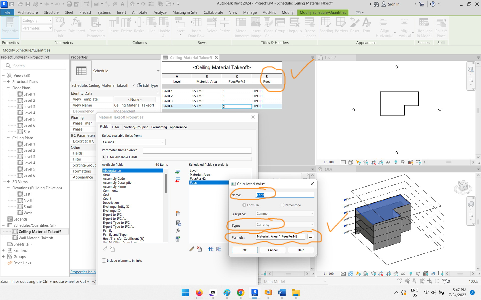 Revit 2024 What is the best practice to calculate the licensing fees