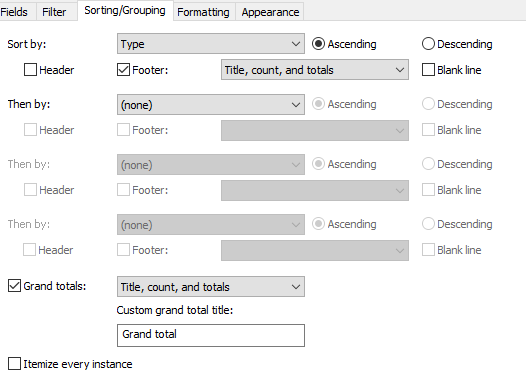 Schedule total count for the "sorted groups" - Autodesk Community
