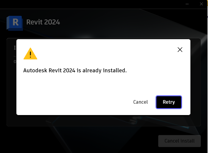 Revit is Already Installed Autodesk Community