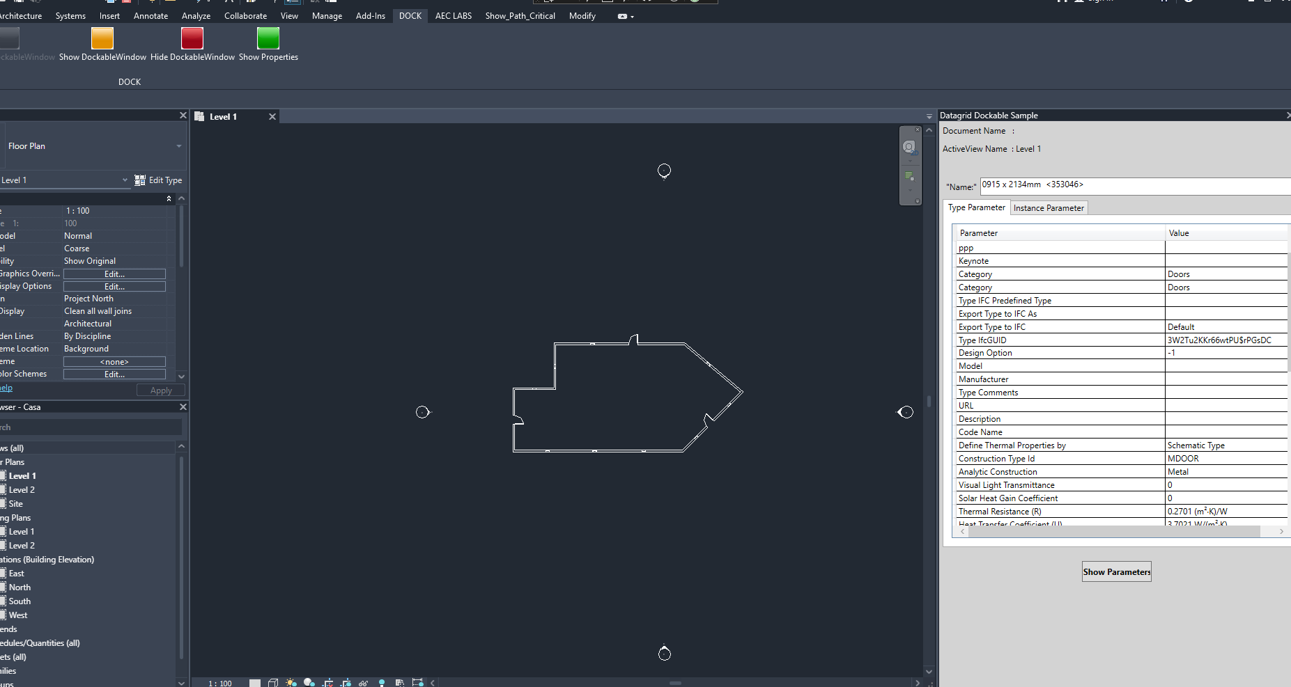 Displaying Properties in Dockpane - Autodesk Community