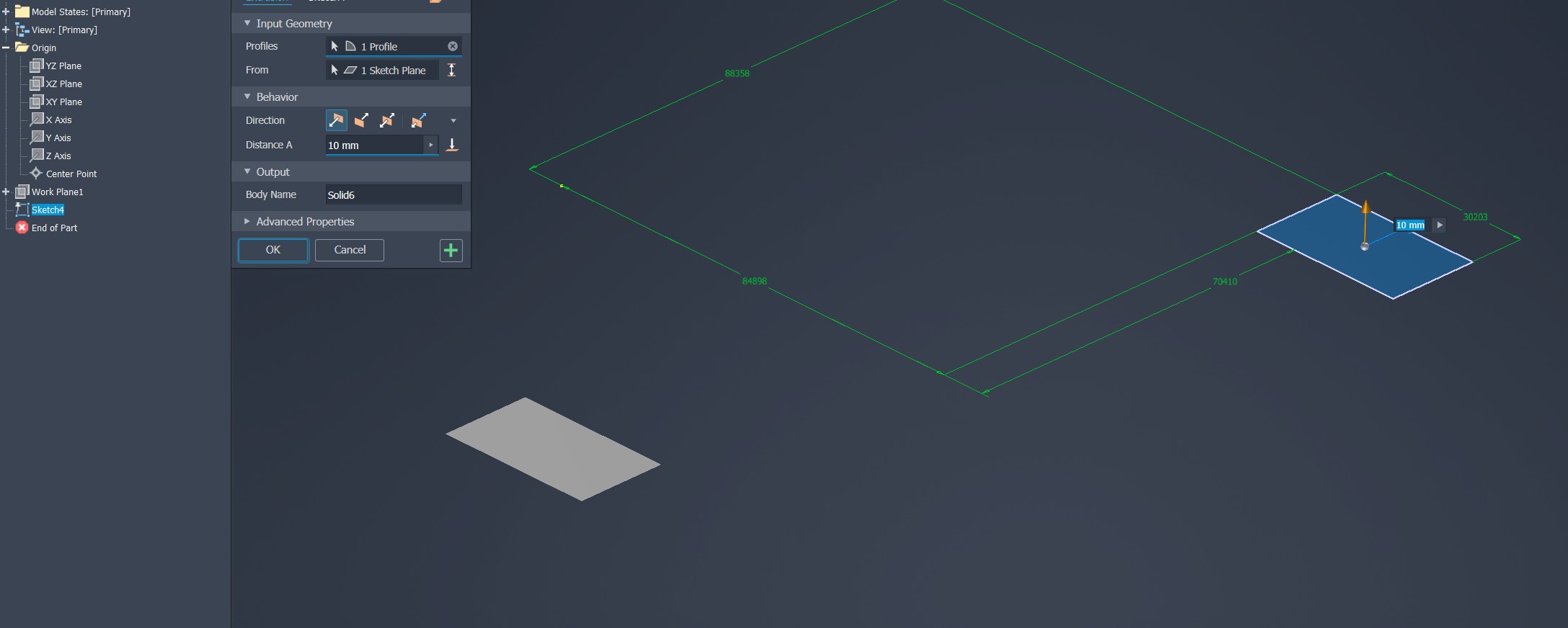 Sketch extrusion in wrong position? 2024 Autodesk Community