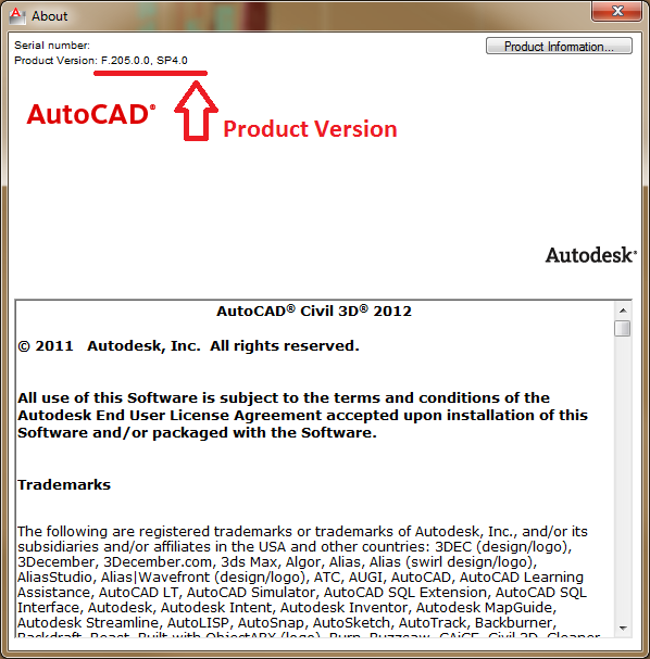 Solved: Product Version? - Autodesk Community