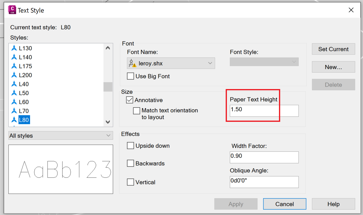 Solved: Labels show up WAY too big in layout - Autodesk Community