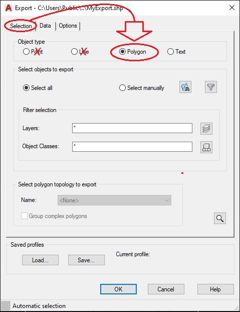 Solved: Mapexport command not working with SHP - Autodesk Community