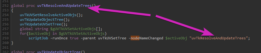 Solved: "uvTkResolveAndUpdateTrees" appears in the script editor when ...