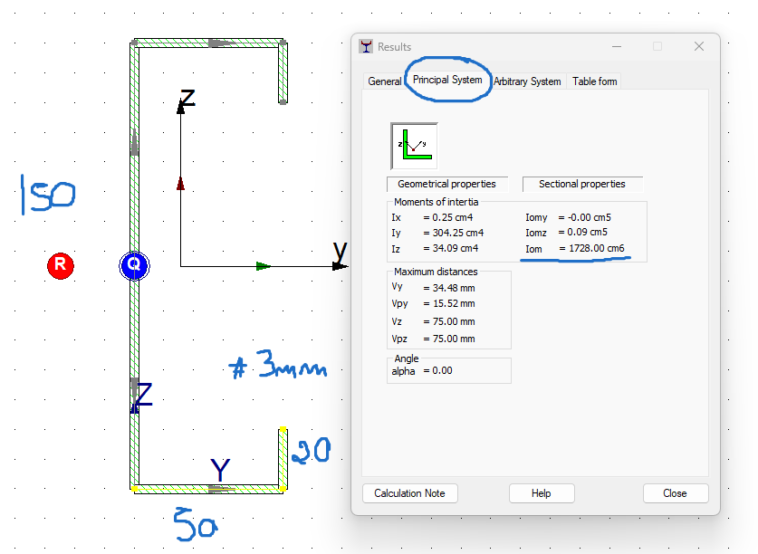 Solved: Sectoral moment of inertia - Autodesk Community