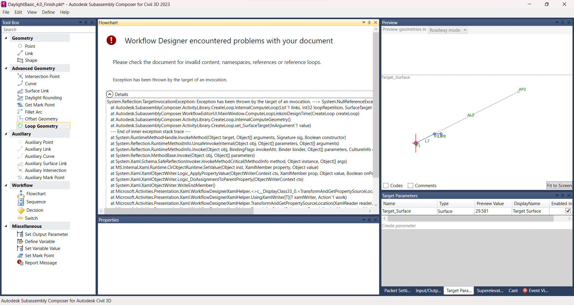 Error con Loop Geometry - Autodesk Community