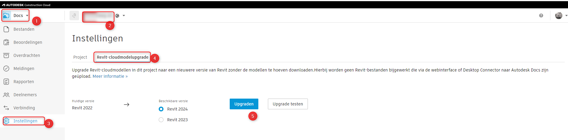Upgrade cloud model from 23 to 2024 - Autodesk Community