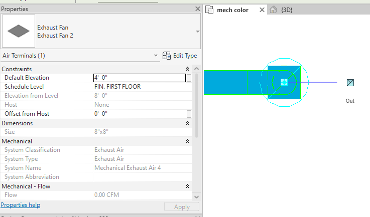 It appears Revit randomly generates airflow direction. - Autodesk Community