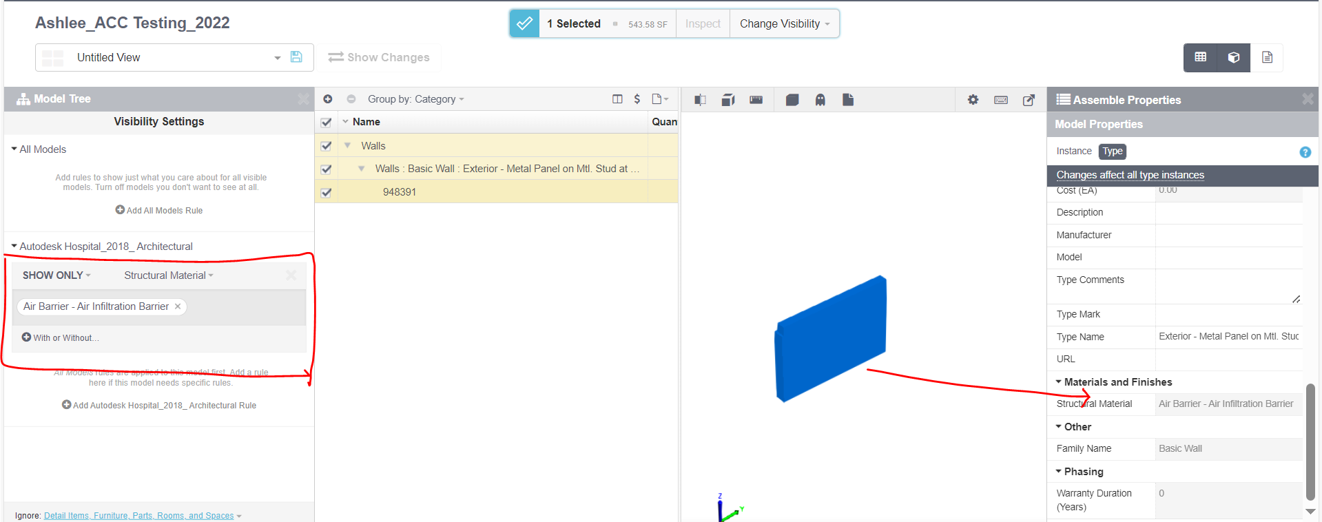 Revit to Assemble missing properties - Autodesk Community