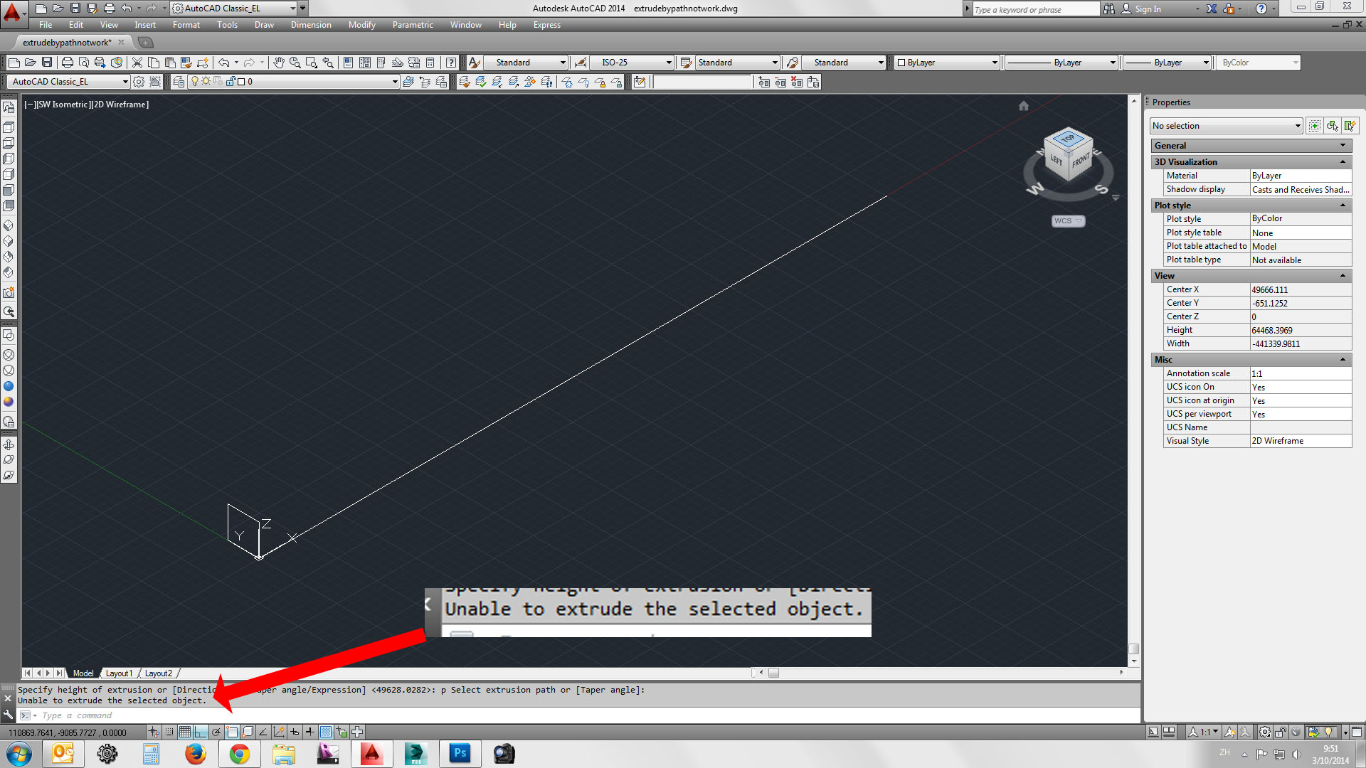 Cannot extrude a simple rectangle by path - Autodesk Community