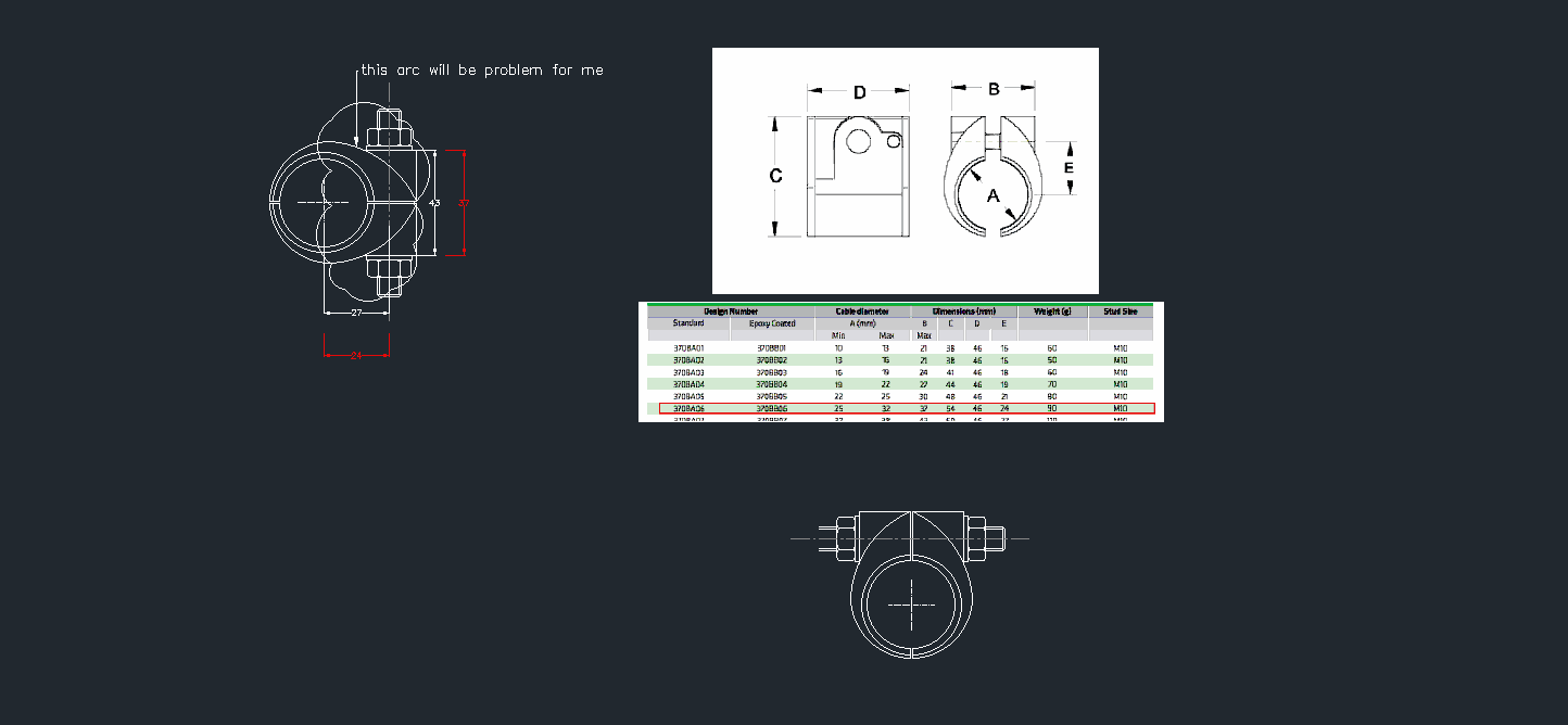Solved Cable Cleat size Changing without affect the Design Autodesk
