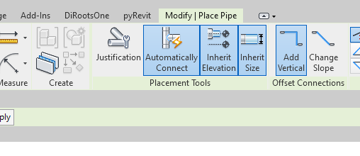 Revit pipe modelling problem - cannot inherit the pipe elevation from ...