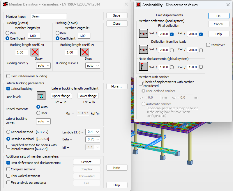 Steel design to Eurocode - issue with SLS verification - Autodesk Community