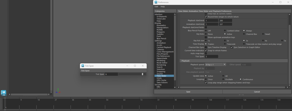 UI and Preference, the preferences do not reflect the numbers.