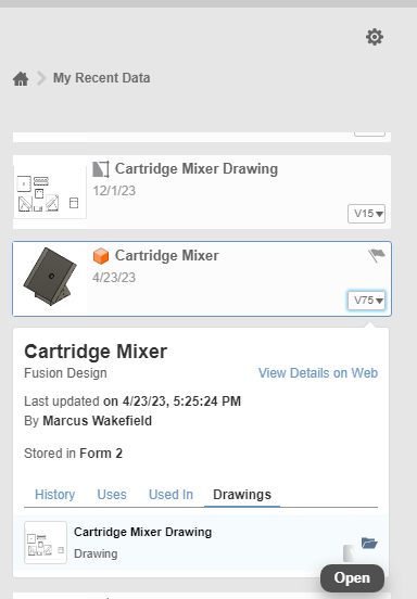 Open drawing from design enviroment - Autodesk Community