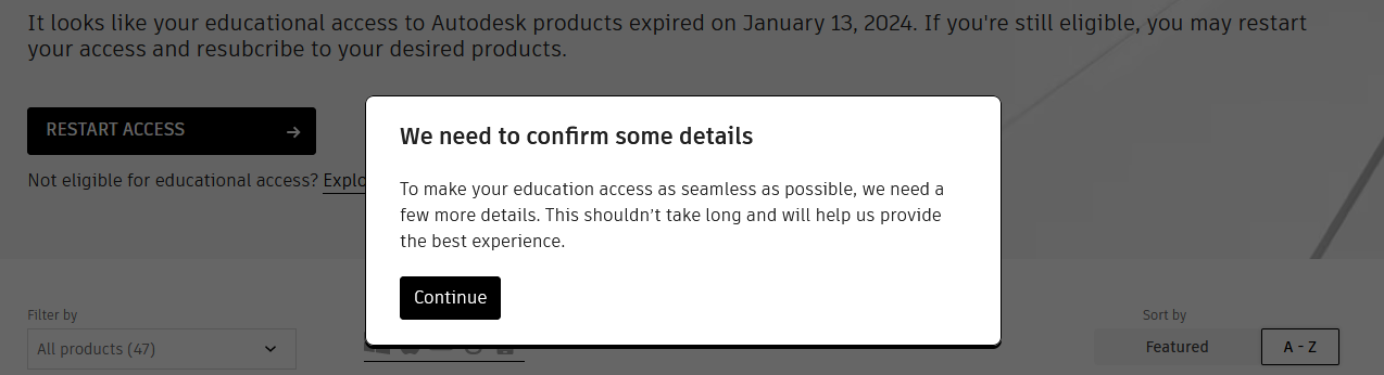 Solved: Unable to renew education license - Autodesk Community